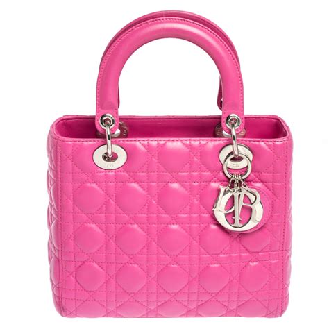 pink lady dior medium|small lady dior bag price.